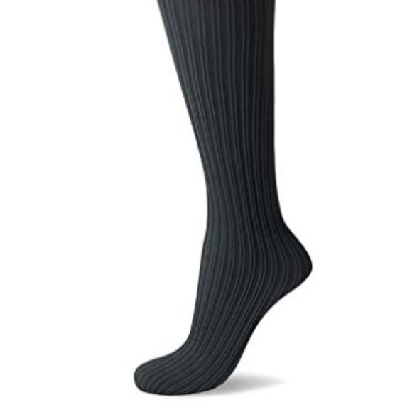 Hue Gray Double Rib Shaping Tights Size 3 M/L Made to Move Shapers - Picture 2 of 4